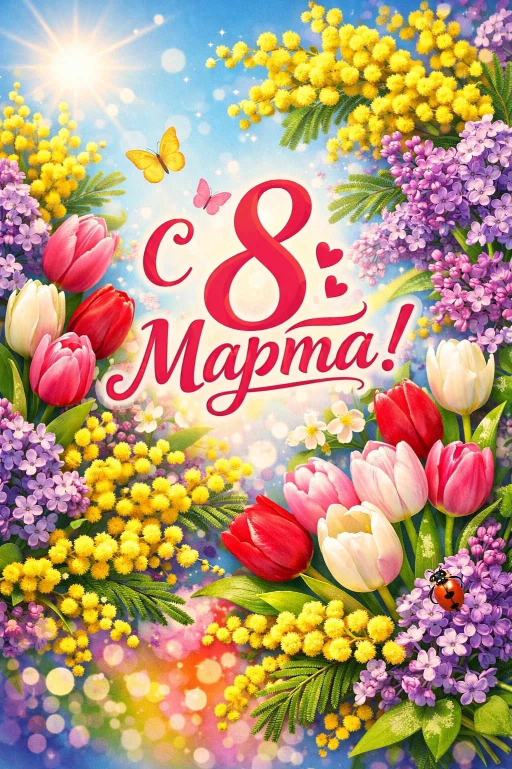 Дорогие женщины, девушки, коллеги!